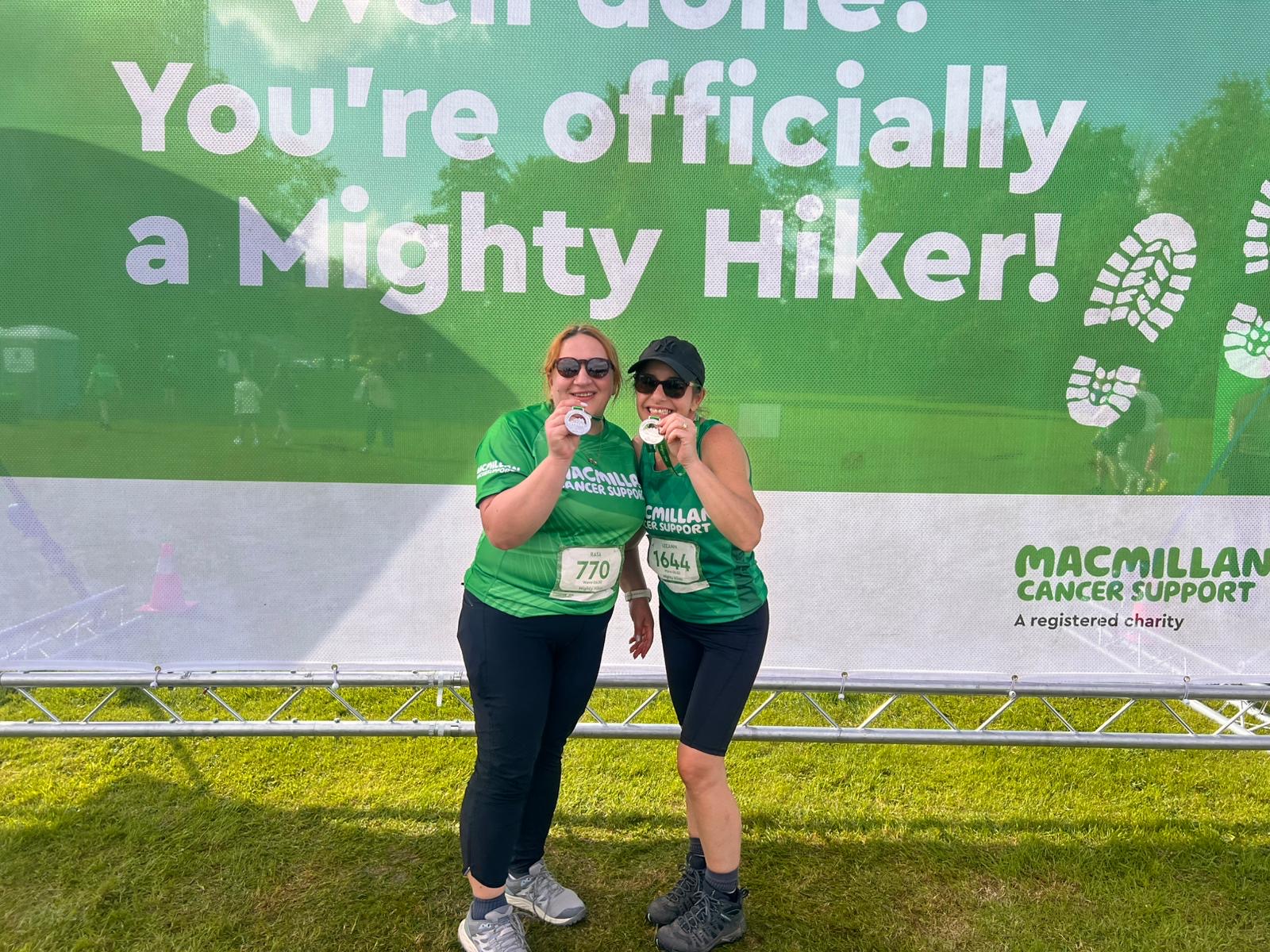 Macmillan Money & More team complete the Macmillan Mighty Hike Challenge